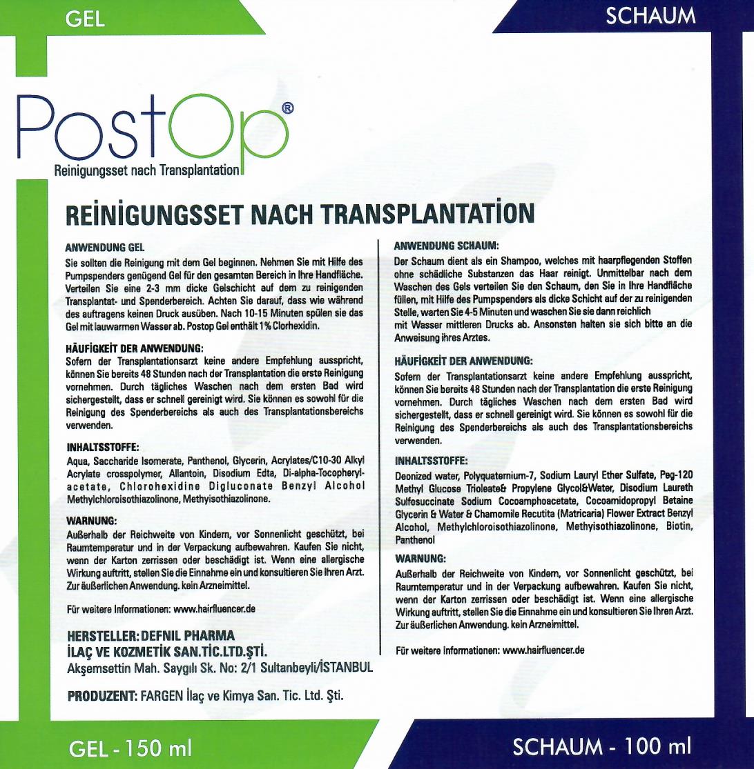 PostOP Set (Nach Haartransplantation)