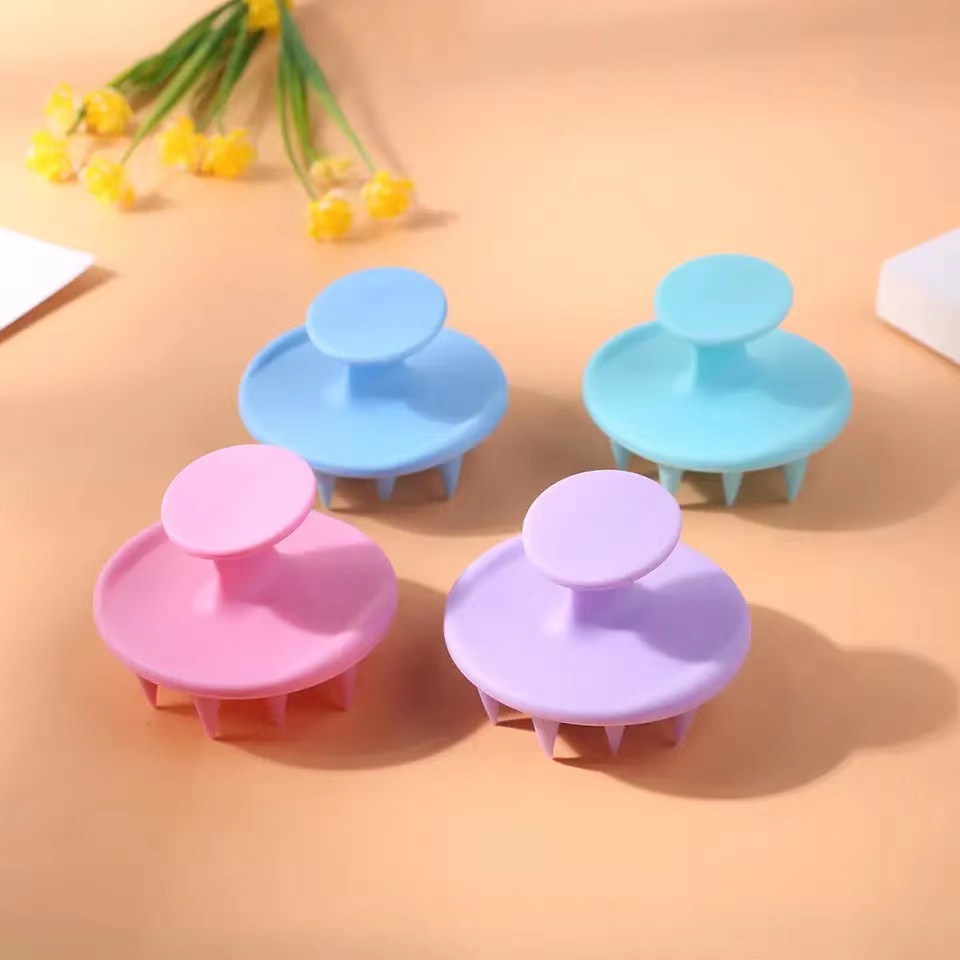 Hairfluencer - Kopfmassage Bürste [Nass & Trocken] - Massagebürste Haare für Damen und Herren - Scalp Massager für Pflege der Haarwurzel und Stimulation des Haarwachstums - Scalp Brush in rosa