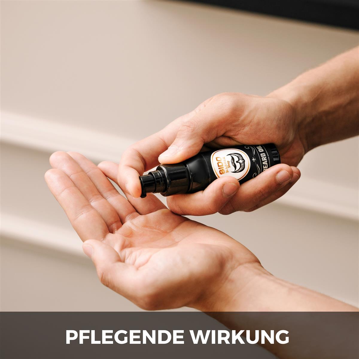 SIDO BARBER Bartöl Herren mit Arganöl & Vitamin E (60ml, Zitrusduft)