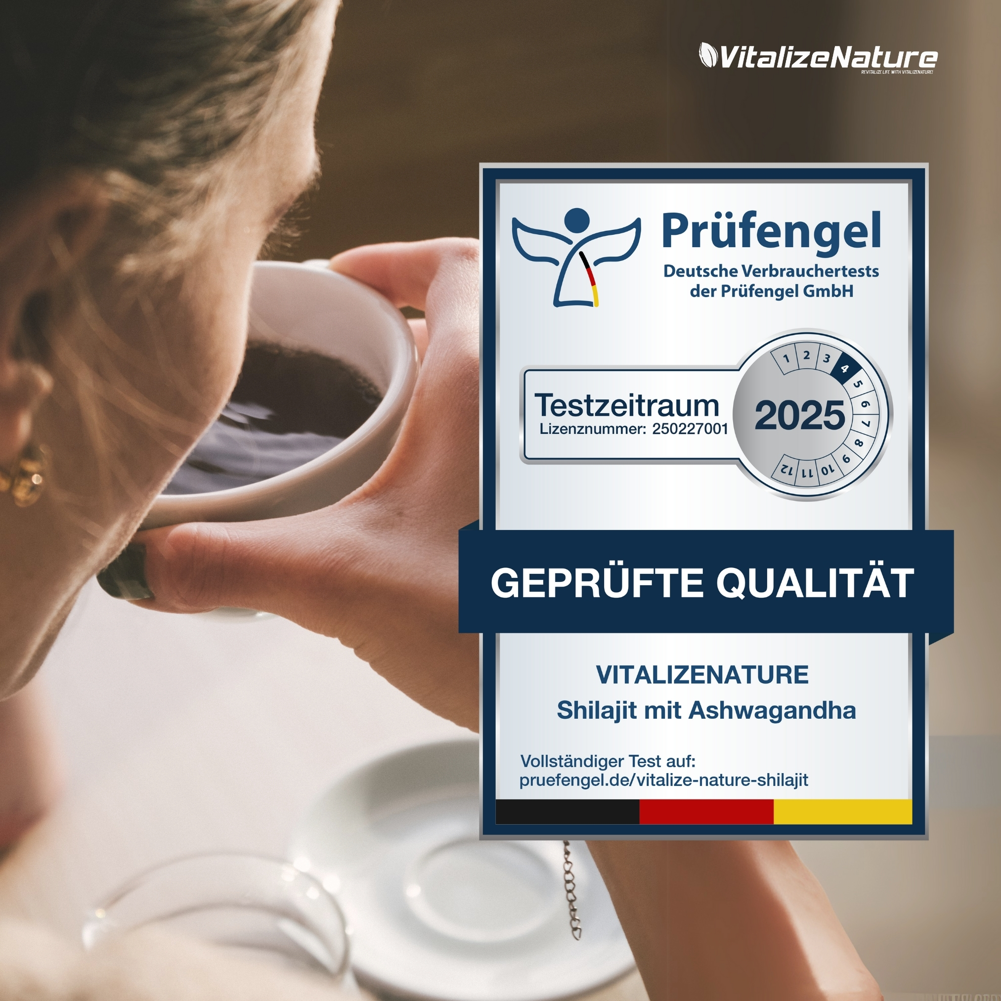 VitalizeNature Shilajit 3x30g – Original Himalaya Harz + Ashwagandha