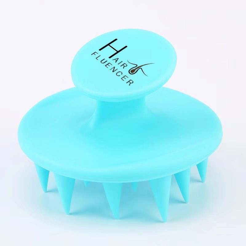 Hairfluencer - Kopfmassage Bürste [Nass & Trocken] - Massagebürste Haare für Damen und Herren - Scalp Massager für Pflege der Haarwurzel und Stimulation des Haarwachstums - Scalp Brush in blau