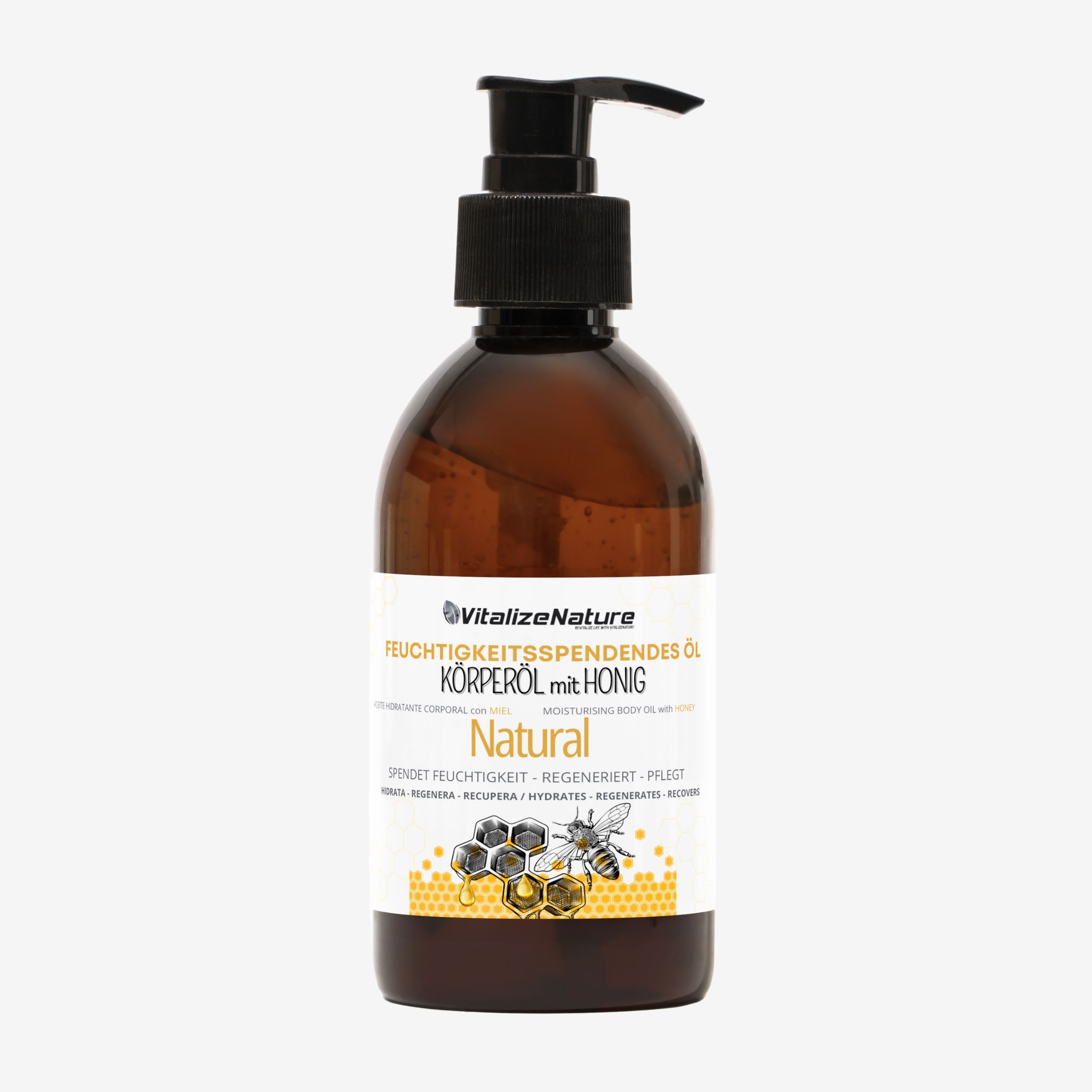 VitalizeNature Feuchtigkeitsspendendes Körperöl mit Honig