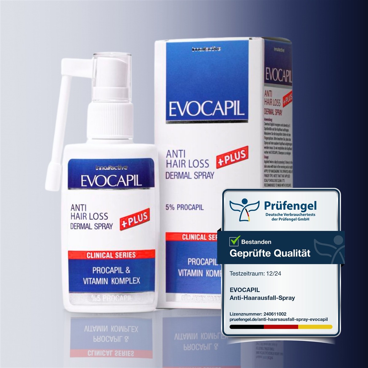 Evocapil Plus Anti-Haarausfall-Spray 6 Stück