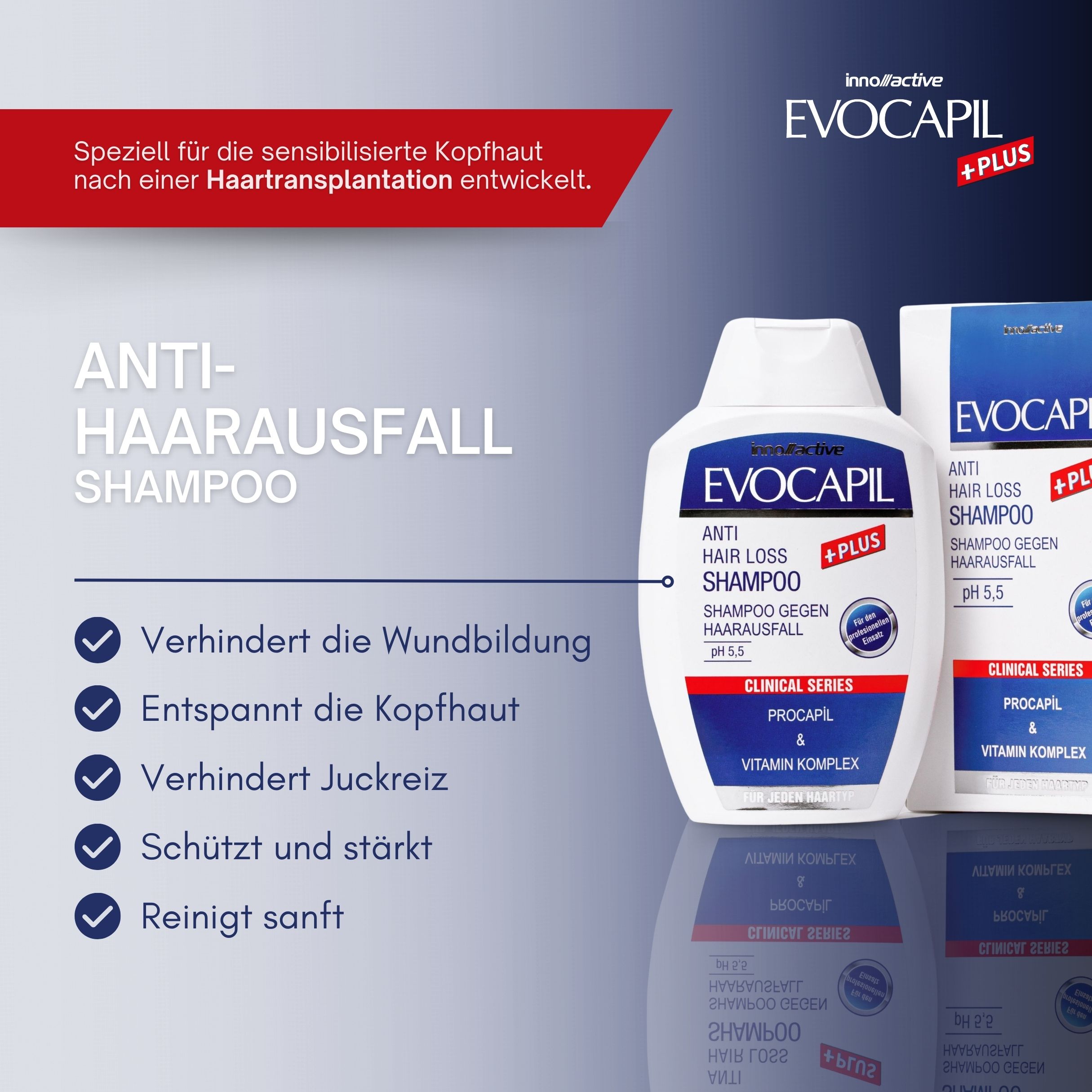 Evocapil Plus Anti-Haarausfall Shampoo 1 Stück
