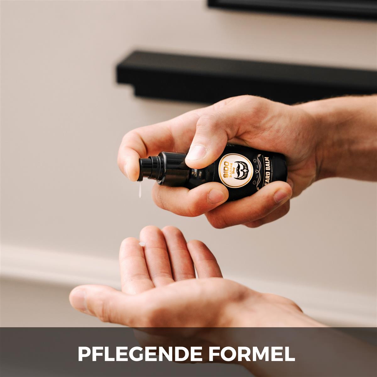 SIDO BARBER After Shave Balsam mit Aloe Vera (100ml, Zitrusduft) - Bart Balsam zur Pflege & nach der Rasur - Aftershave Beard Balm für Herren mit Kokosöl & Jojoba Öl - Bart Creme for Men