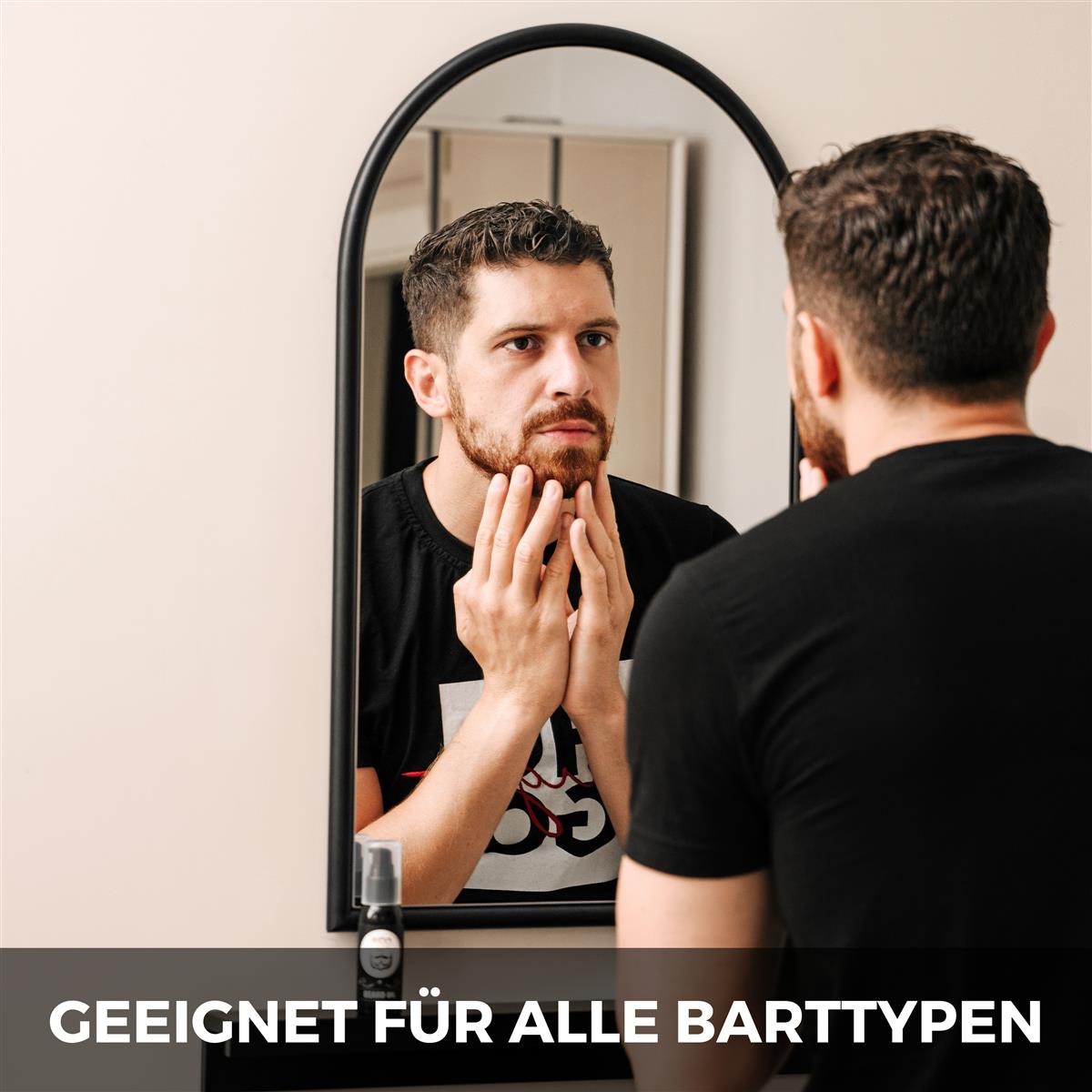 SIDO BARBER Bartöl Herren mit Arganöl & Vitamin E (60ml, Zitrusduft)