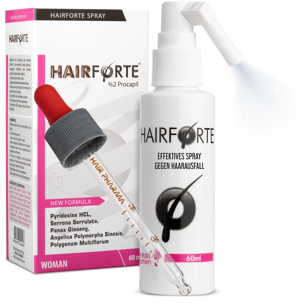 Anti Haarverlust Set. Xpecia + Hair Forte DHT Blocker Hair Growth Kit Frauen