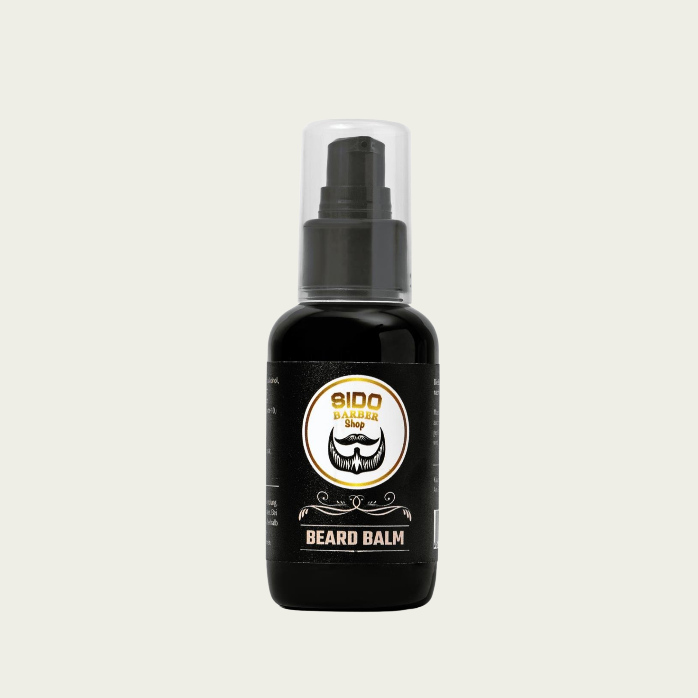 SIDO BARBER After Shave Balsam mit Aloe Vera (100ml, Zitrusduft) - Bart Balsam zur Pflege & nach der Rasur - Aftershave Beard Balm für Herren mit Kokosöl & Jojoba Öl - Bart Creme for Men
